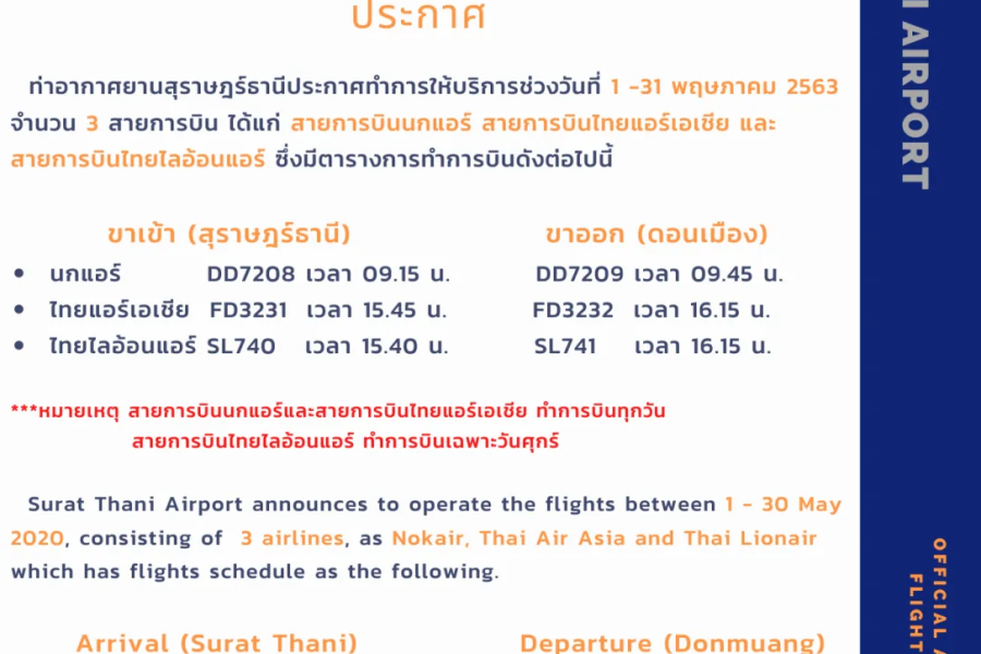 Surat-Thani-Airport-resumes-operations