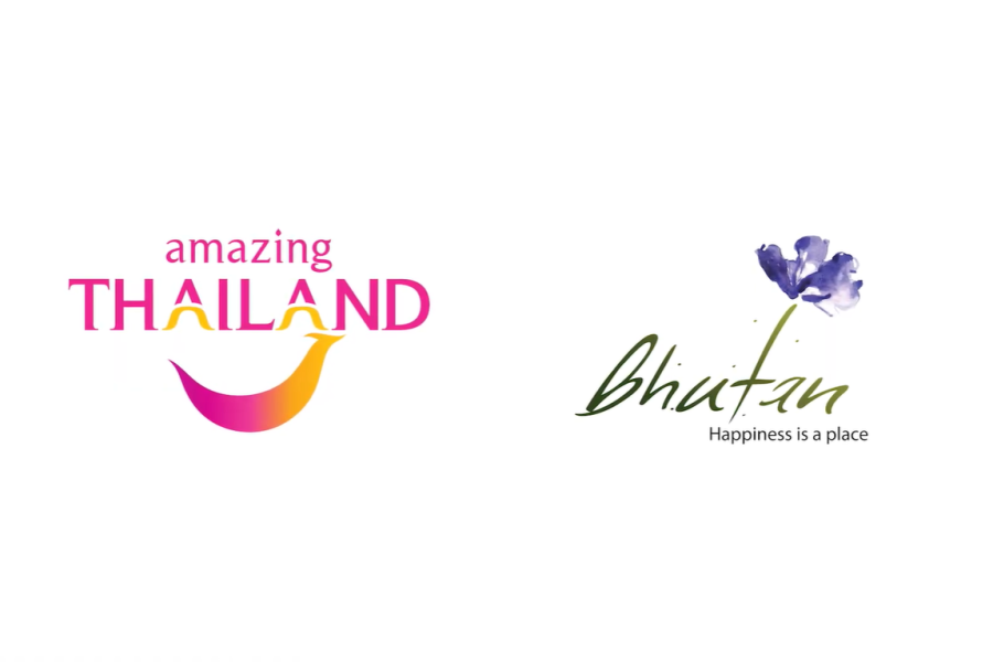 Thailand Bhutan Tourism Logos 2